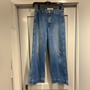 AMO  Audrey Wide Leg Size 25 Jeans in Starlight Blue